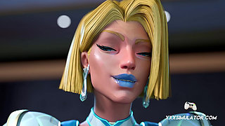 Emma Frost - Realistic 3D Blowjob