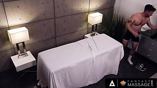 Valentina Nappi's Steamy Massage - Secret Blowjob & Handjob Under the Table
