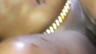 Nigerian Stepmom Got Into Threesome with Two Big African Dicks