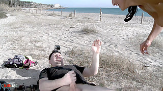 Coral Joice: Coral Joice a Stunning Horny Spanish MILF Fucked on the Beach