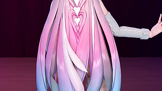 [mmd] Xilian Phone Number Big Tits Nipple Thong White Silk High Heels