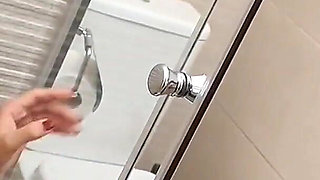 Desperate Latina Pees in the Shower and Gets a Hot Piss