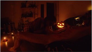 Giving My Friend a Blowjob for Halloween