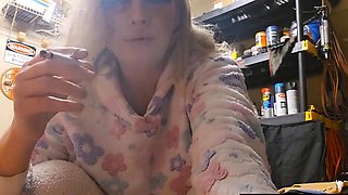 Smoking Babe Jerks You Off