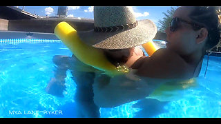 Nine Months Preganant Pool Sex