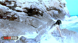 Nina Roberts: the Incredible Nina Robets Stripping in the Sea