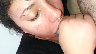 SHE CAME BACK WITH HER EXTREME WET BLOWJOB