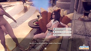 Futa, geant anime, 3d futanari self