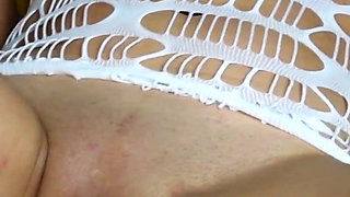 Huge Dildo Fat Fake Pussy Masturbator in Real One Fisted and Amazing Squirt Homemade Natural MILF