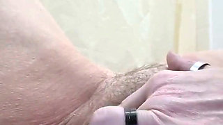 Cripplefreak4u Playing with Fucking Machine and Catheter Close up