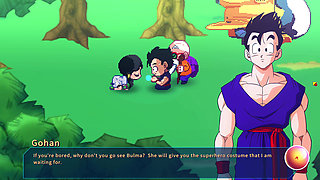 Kame Paradise Multiversex 3 - Grabbing Bulma's Fat Ass