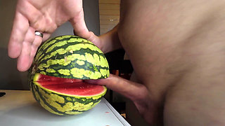 My Way of Beeing a Vegan. Fucking a Watermelon