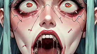 Turquoise Cracks: Nipple Stretching Bliss