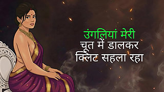 Brother-in-law tore her pussy all night - Hot Desi Bhabhi's Sex Story   Neha's sexy night