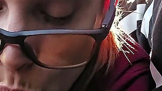 Deep Blowjob in the Car to My Best Friend's Husband Secretly