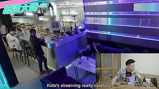 Hot Tattooed Chick, Yaner, Fucked in Club's Bathroom by Pick-up Artist