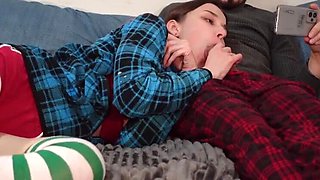 Step-Sis Watches Adult Videos With Me!