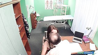 Hospital slut rides the doctor after he brings her roses