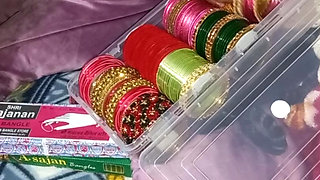 Panjabi Bhabhi Having Change Her Dress.