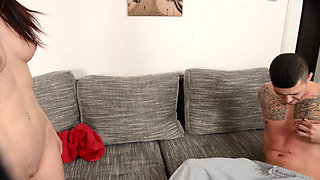 Stomach punch boy don't make me angry by top dominatrix Minnie Manga