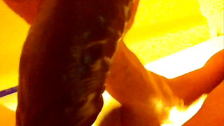 So many cum ropes on so many dildos