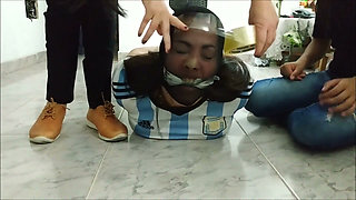 Owning Stepmom: Tag-teamed, Hogtied & Humiliated by Her Evil Brats!