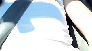 Public Masturbation: Inserting a Tampon While Driving