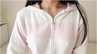 ローションぬるぬる巨乳てシコシコしてく