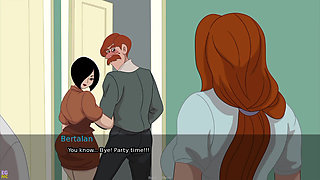 The Secret of the House #83: Exhibitionist Blonde MILF Rides Me in the Square.