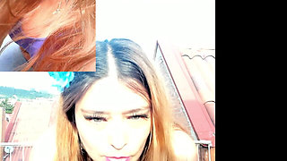 Swallowing a Toy of More Than 1 Meter on the Terrace of My House Double Camera