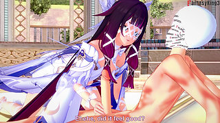 Columbina blowjob - Genshin Impact