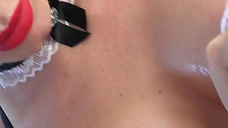 753 Spoil the Playful Bunny with Your Luscious Milk