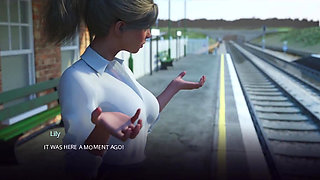Village Slut Tranformation - Busty Dirty Blonde University Girl Gets Lost in a Strange Village