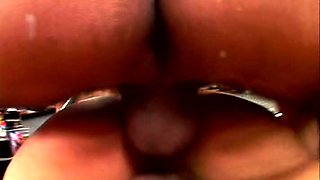 Big assed busty tit fuck and blowjob from curvy stunner