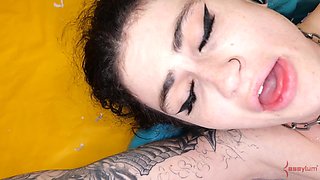 Bondage teen fucked in her tight little ass