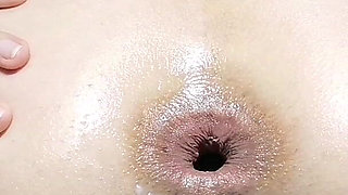 Doggystyle Close up Dildo Anal Fucking