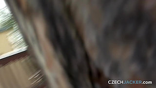 Czech Jacker 23: Bus Stop Bounty - the Blonde’s Tits Tease