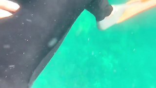 Peeing Through My Wet Suit