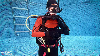 Underwater Scuba Date in My Tight Wetsuit: 2nd Date Cum Play