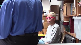 Ebony temptress Arie and stud Tommy in an erotic office rendezvous