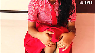 Indian School girl romance with Boyfriend Xxx Hindi audio, Village School girl with BF tight pussy fuck Unmarried sex local girl
