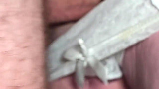 Boss and Secretary Play Dirty Games in the Kitchen.cum on Her Panties