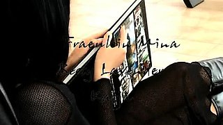 Femdom fetish mistresses fuck bdsm loser with strapon