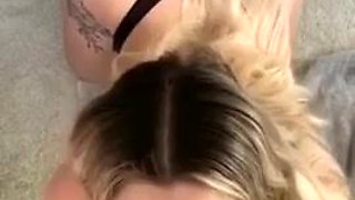 Lilith Cavaliere - fake penis blowjob