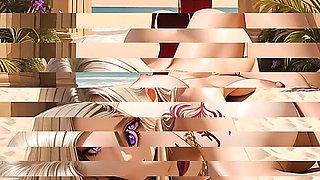 This Seductive Brazilian Beauty with Platinum Violet Hair Will Shock You