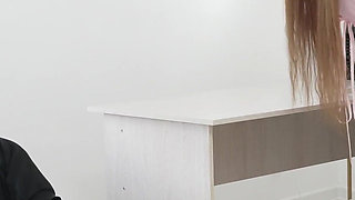 Redhead Ass Fucked in Front of Her Shocked Boyfriend