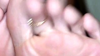 Hawt Blonde milf in foot Fetish tube scene