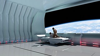Japanese Echo Takes Assfuck in Space Before Back Cumshot