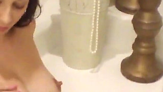 The first porn of an 18 year old slut touches her pussy and enjoys it and masturbates with her fingers