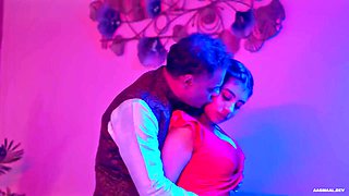 Passionate beauty explores intense double pleasure in her private encounter